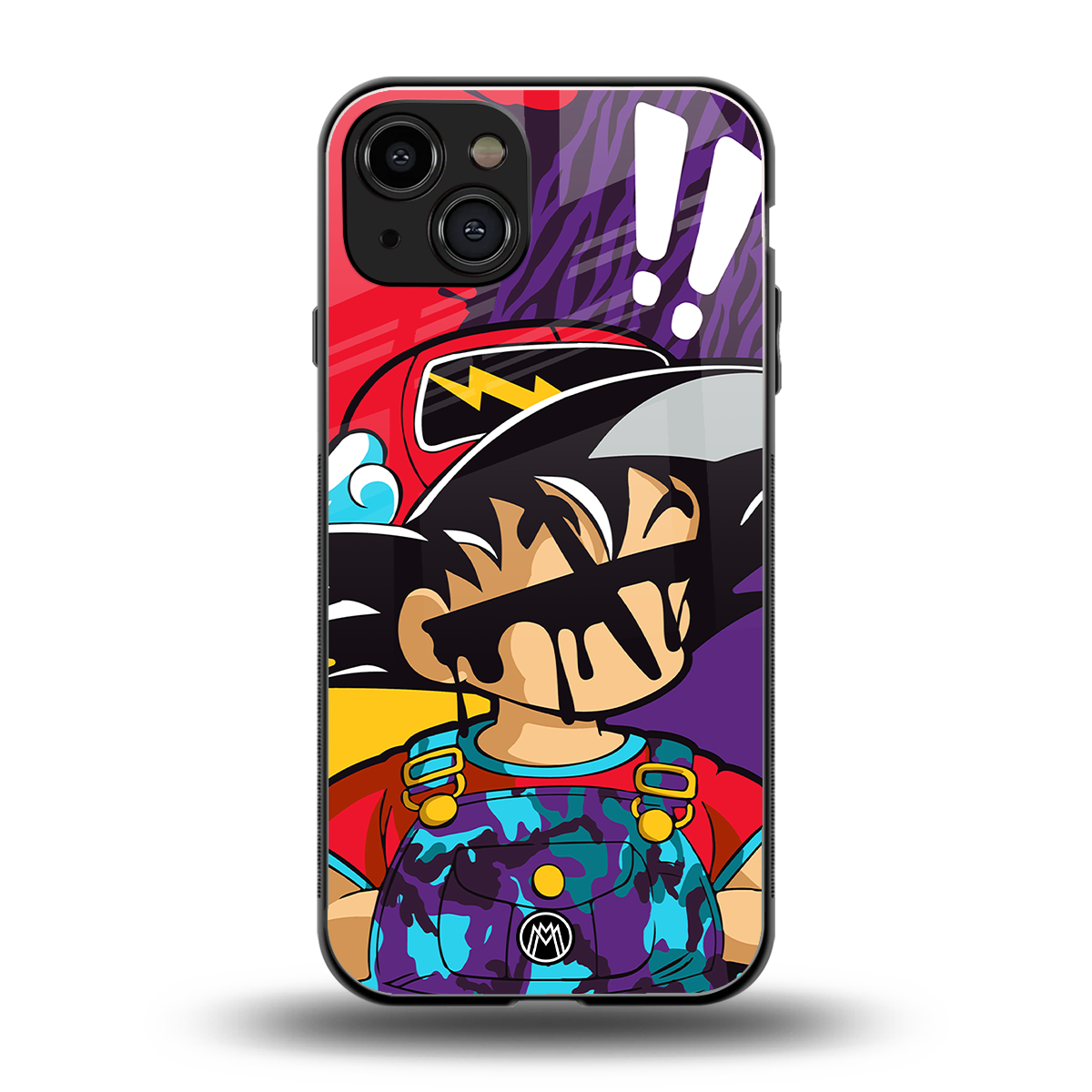 dragon ball z art back phone cover | glass case for iphone 15