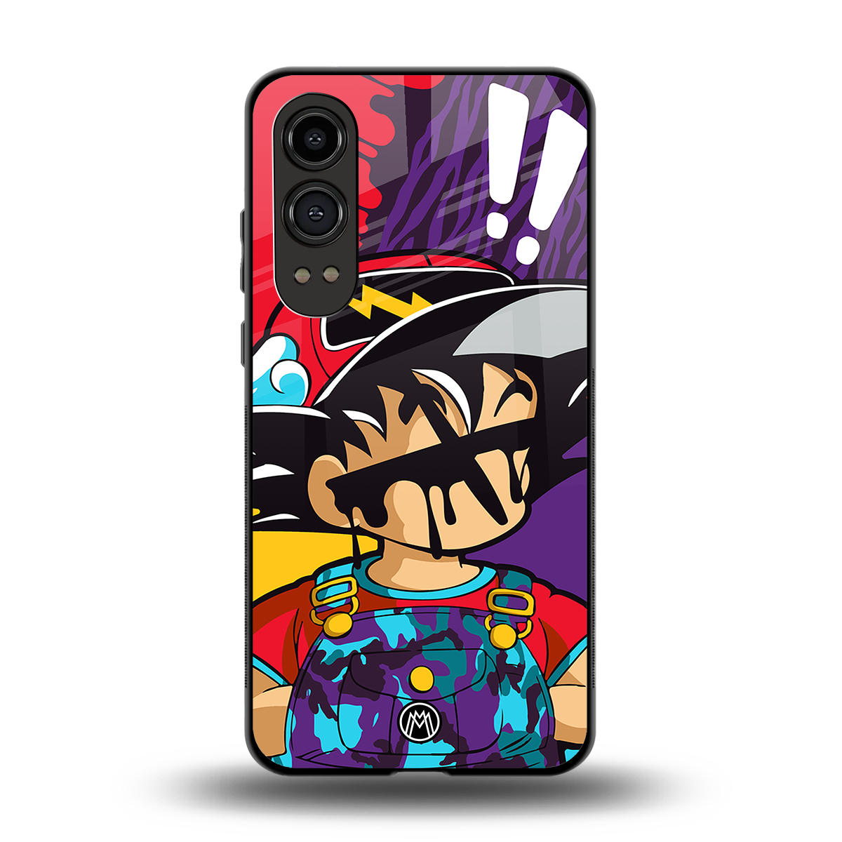 dragon ball z art back phone cover | glass case for oneplus nord ce 4 lite