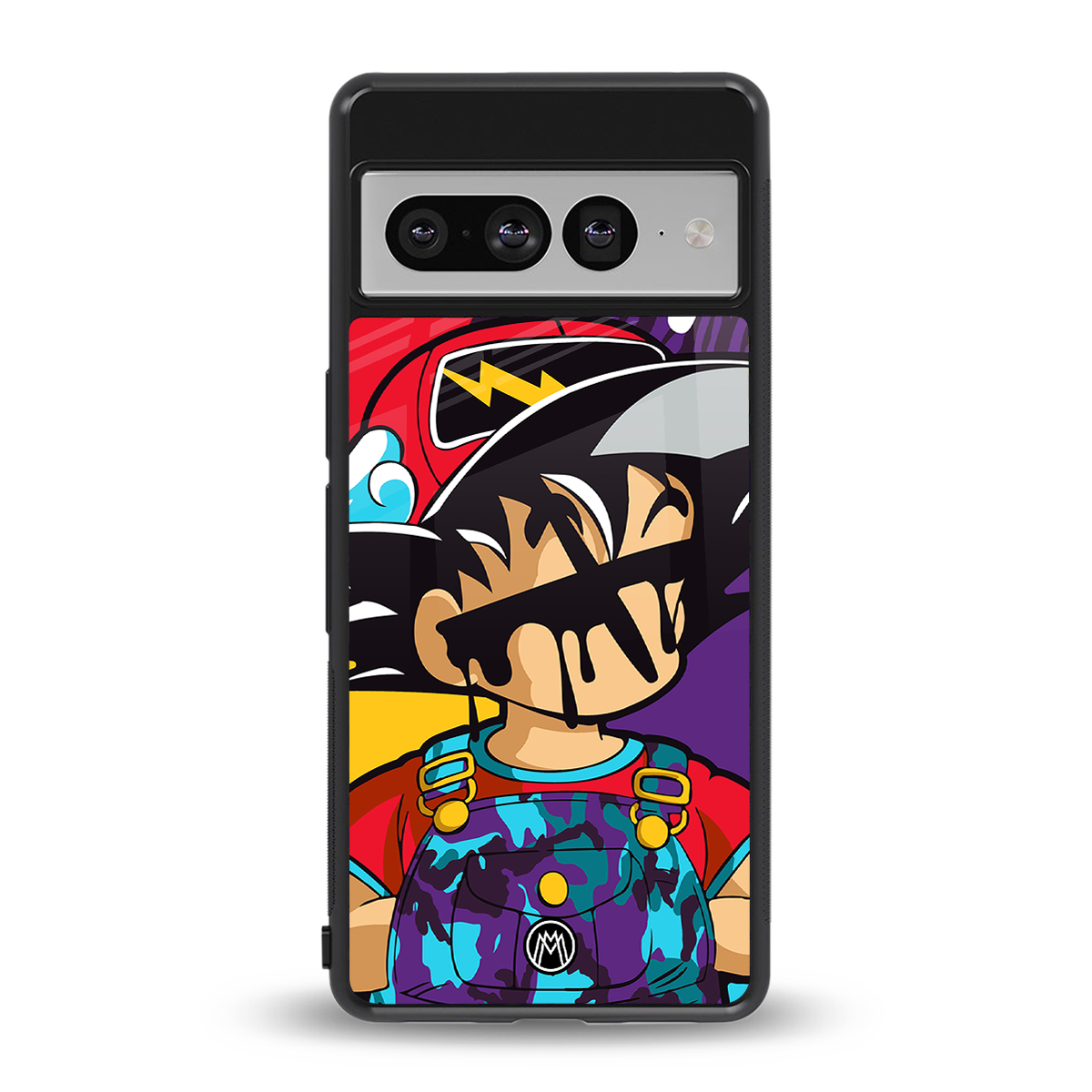dragon ball z art back phone cover | glass case for google pixel 7 pro