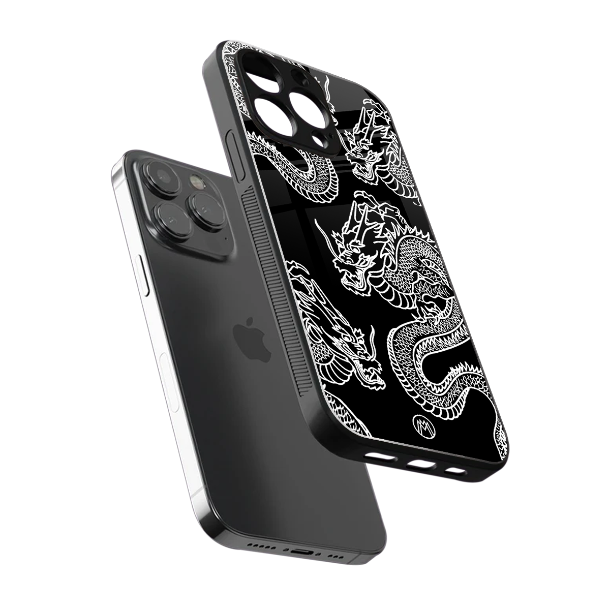 dragons back phone cover | glass case for iphone 15 pro max