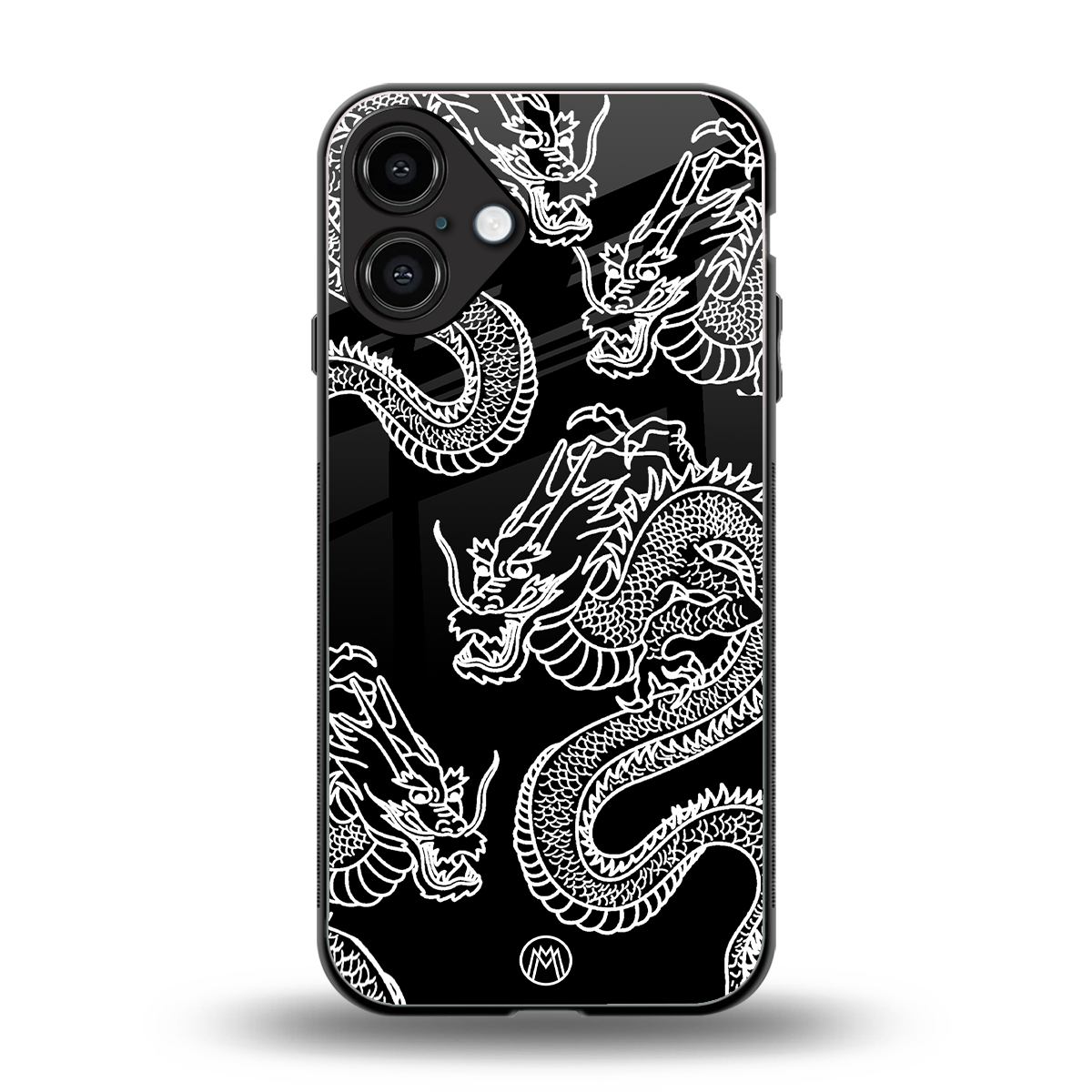 dragons back phone cover | glass case for iphone 16 plus