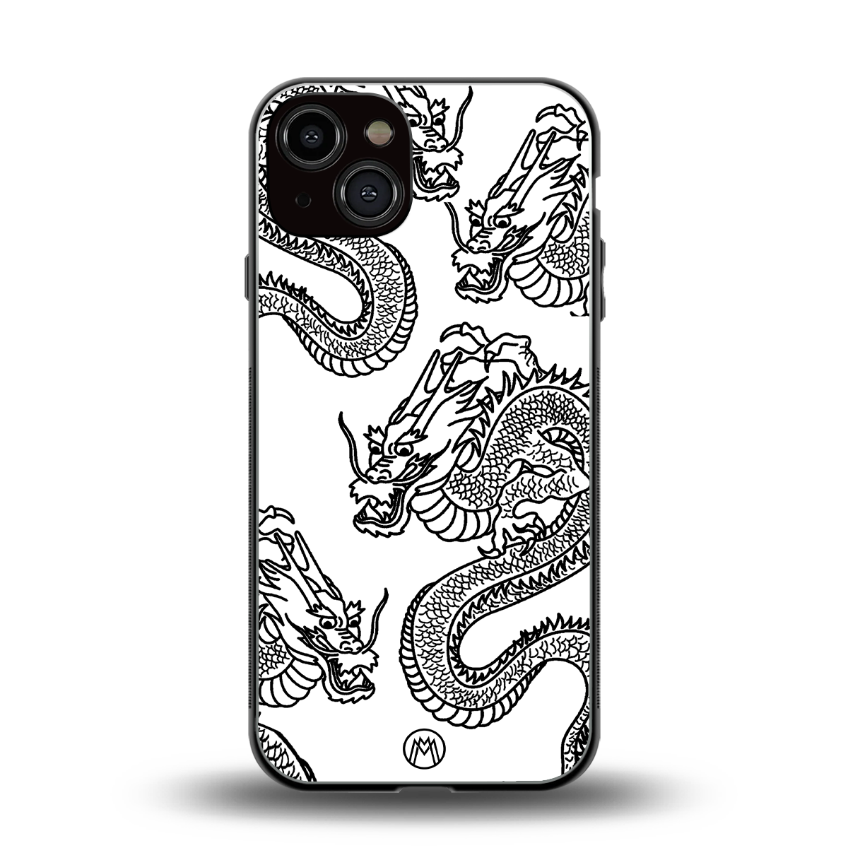 dragons lite back phone cover | glass case for iphone 13