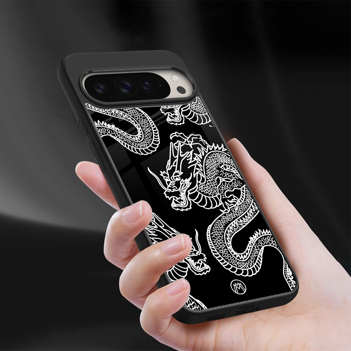 dragons back phone cover | glass case for google pixel 9 pro
