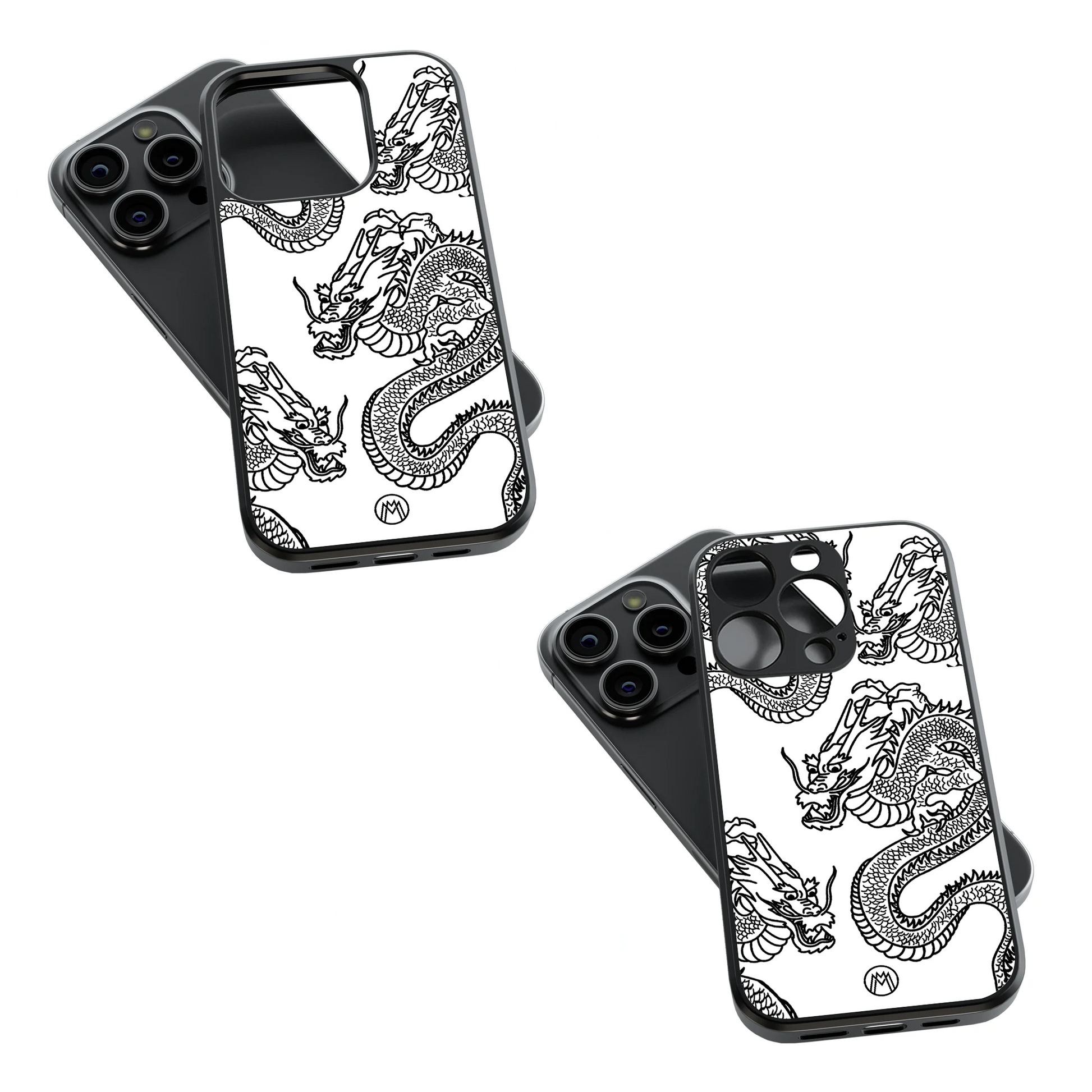 Trendy Glass Back Mobile Case for iPhone, Samsung, Redmi, OnePlus, Google Pixel, Motorola