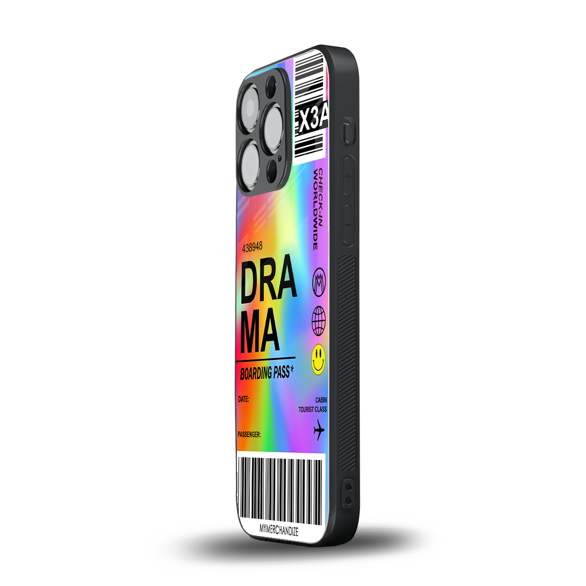 drama back phone cover | glass case for iphone 14 pro