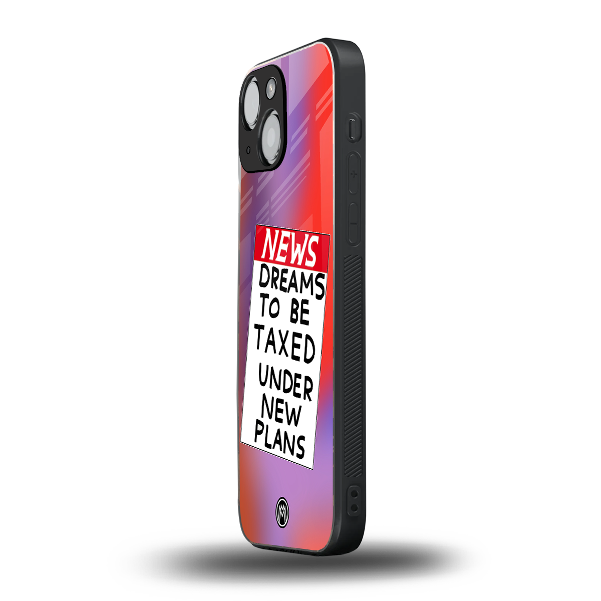 dreams to be taxed back phone cover | glass case for iphone 13 mini