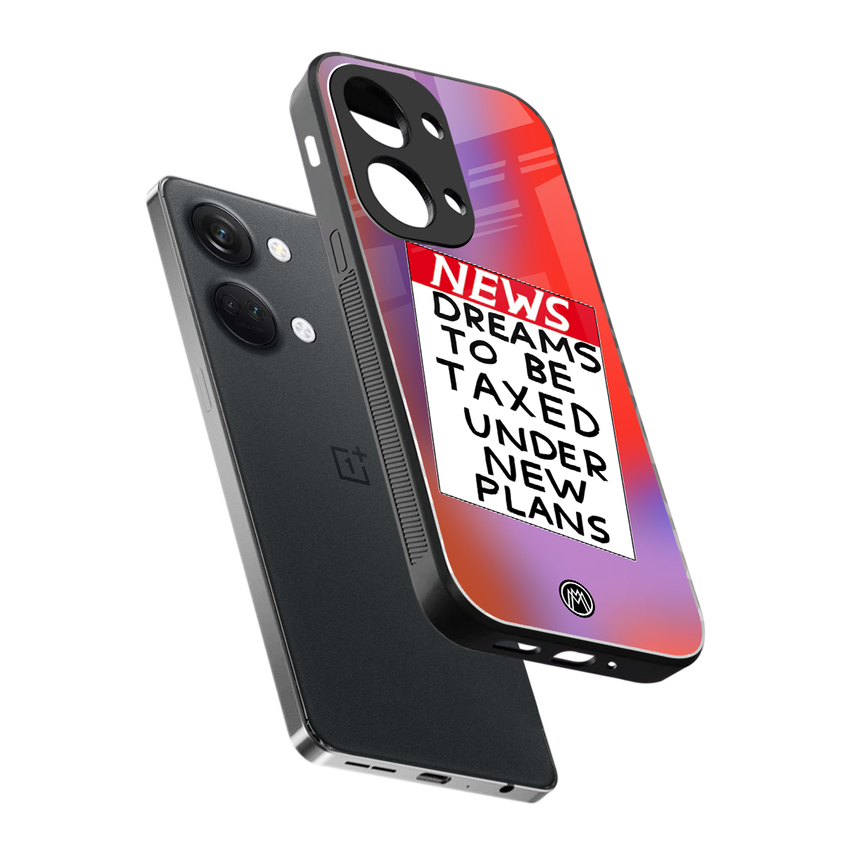 dreams to be taxed back phone cover | glass case for oneplus nord 3