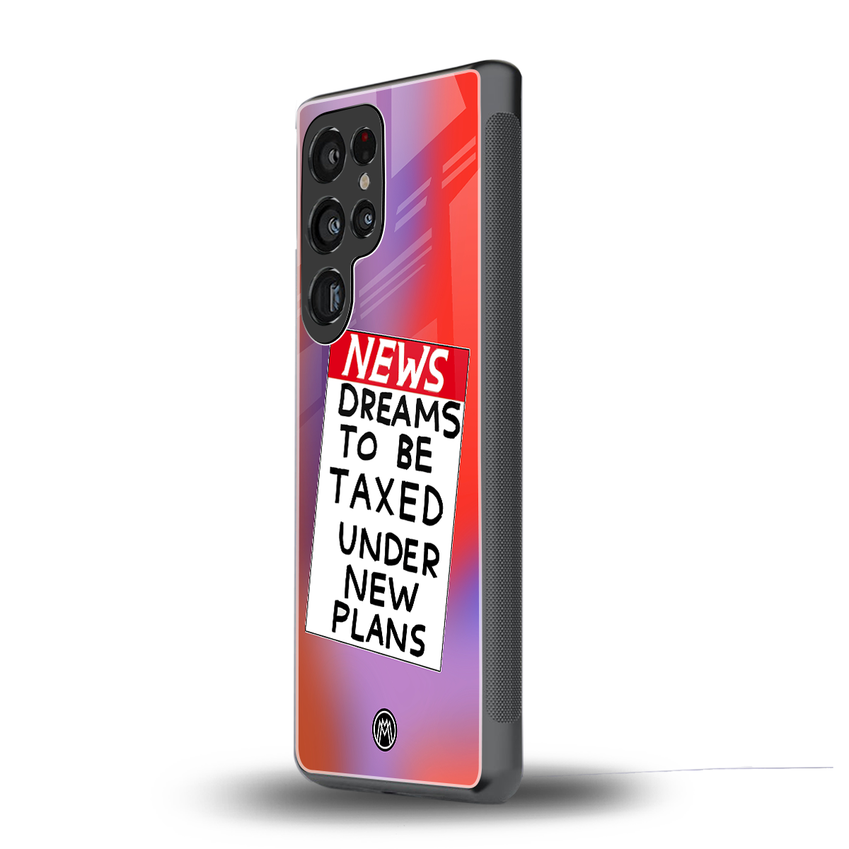 dreams to be taxed back phone cover | glass case for samsung galaxy s25 ultra