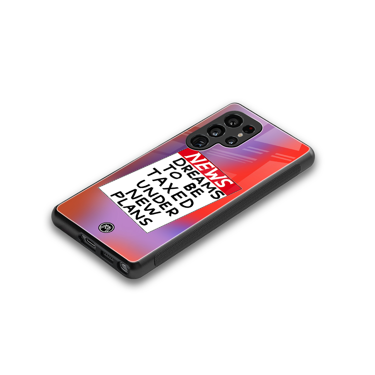 dreams to be taxed back phone cover | glass case for samsung galaxy s25 ultra