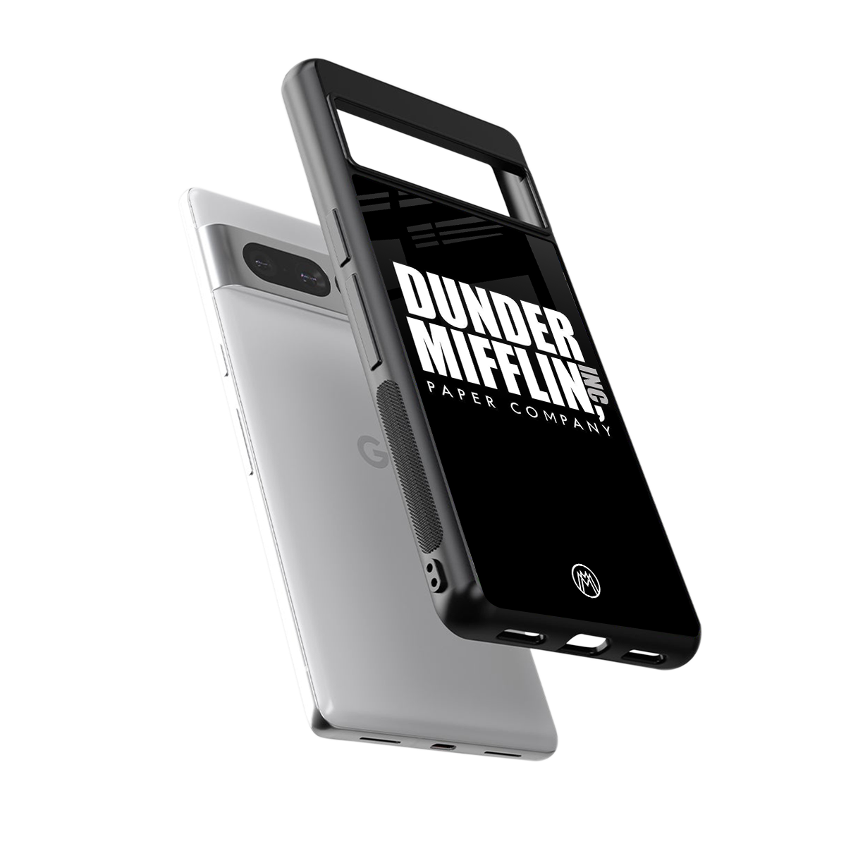 dunder mifflin back phone cover | glass case for google pixel 7 pro