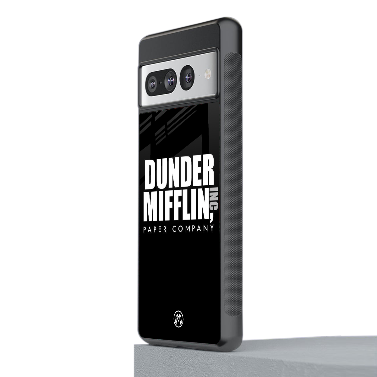 dunder mifflin back phone cover | glass case for google pixel 7 pro