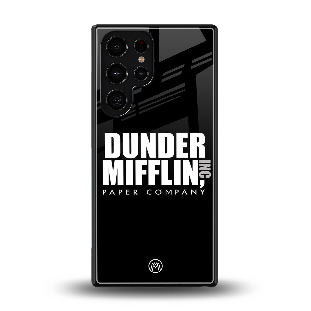 dunder mifflin back phone cover | glass case for samsung galaxy s25 ultra