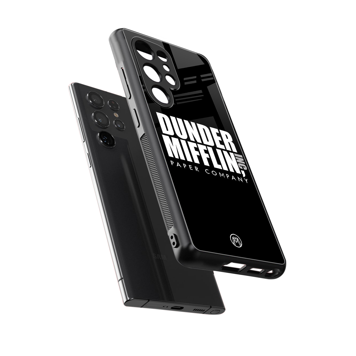 dunder mifflin back phone cover | glass case for samsung galaxy s25 ultra