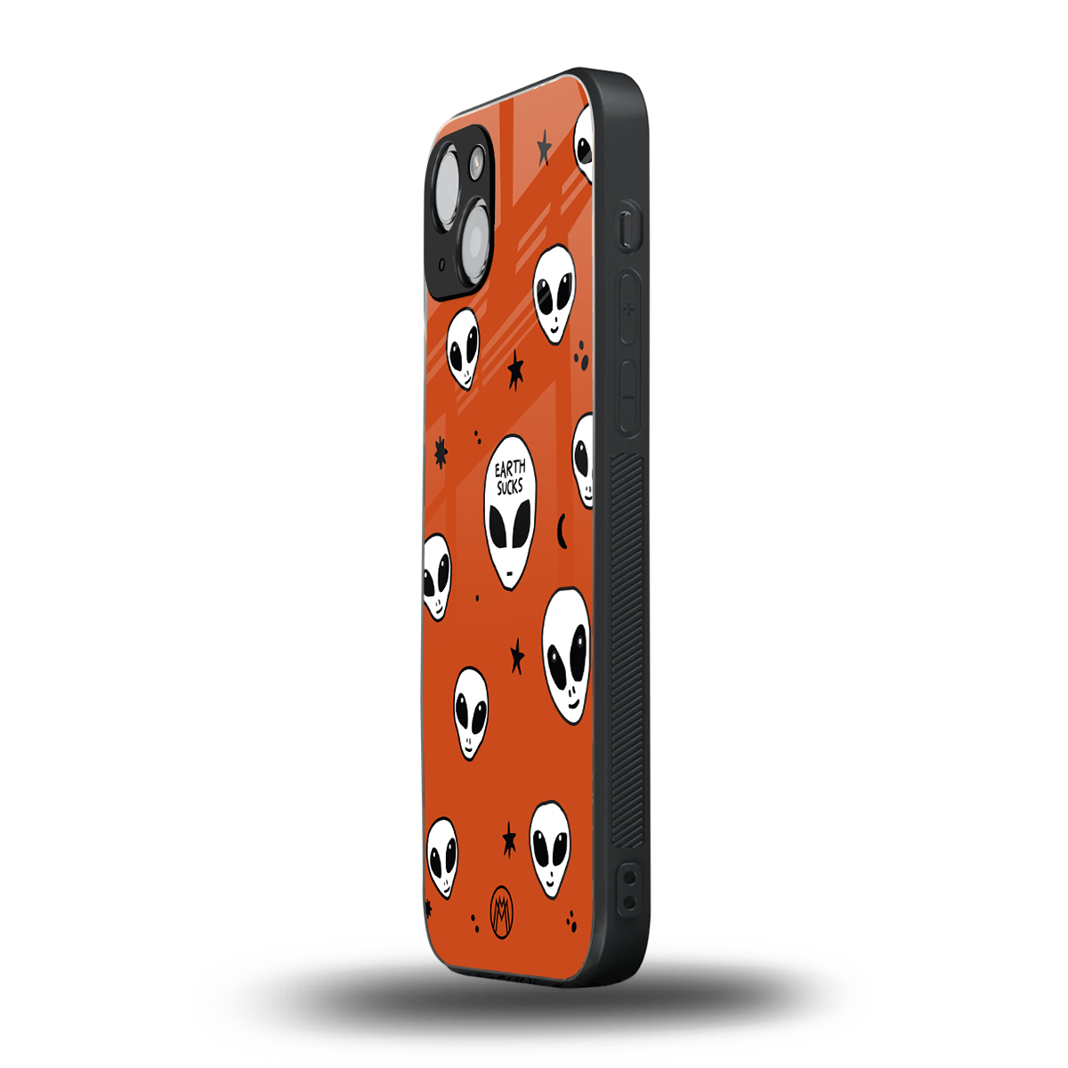 earth sucks back phone cover | glass case for iphone 13