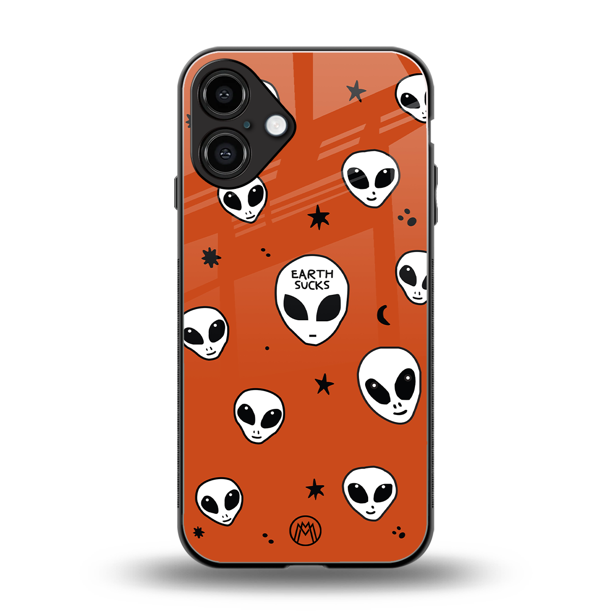 earth sucks back phone cover | glass case for iphone 16 plus