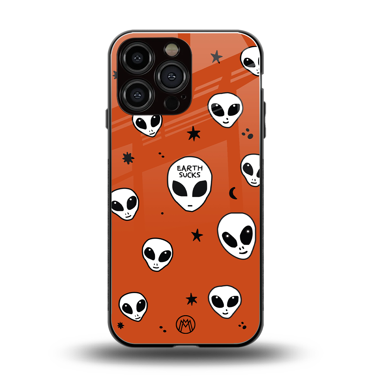 earth sucks back phone cover | glass case for iphone 16 pro max