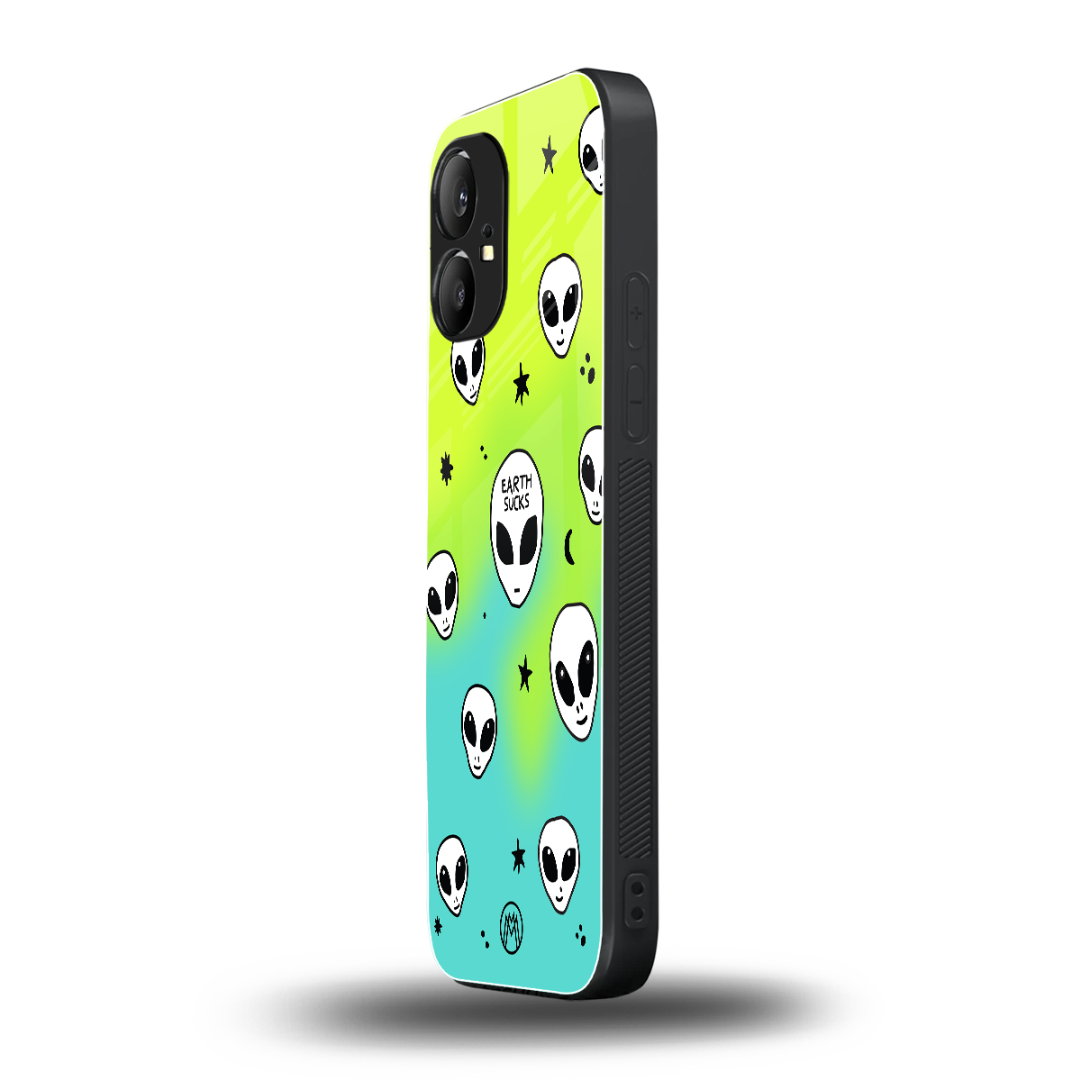 earth sucks neon edition back phone cover | glass case for nothing phone 1