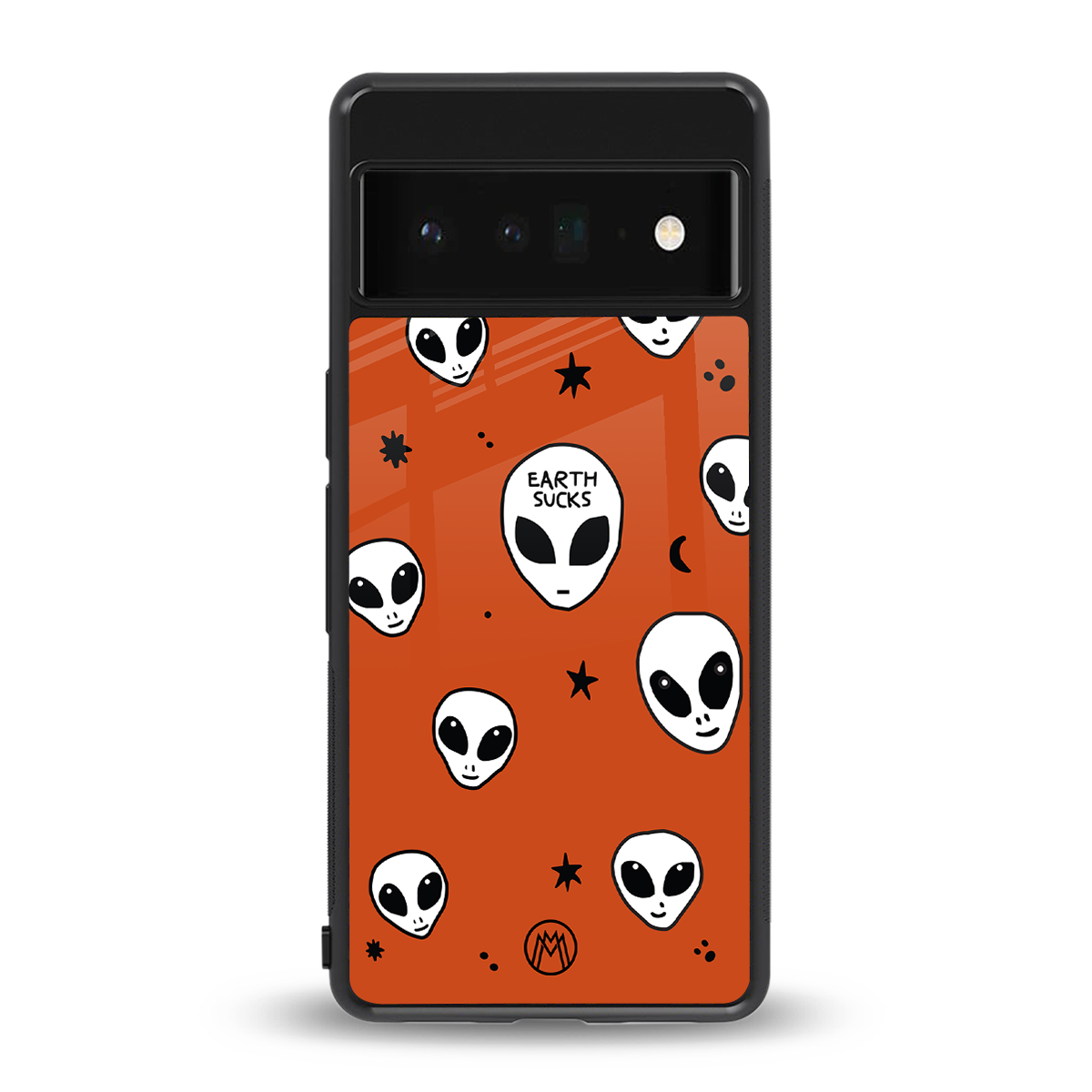 earth sucks back phone cover | glass case for google pixel 6 pro