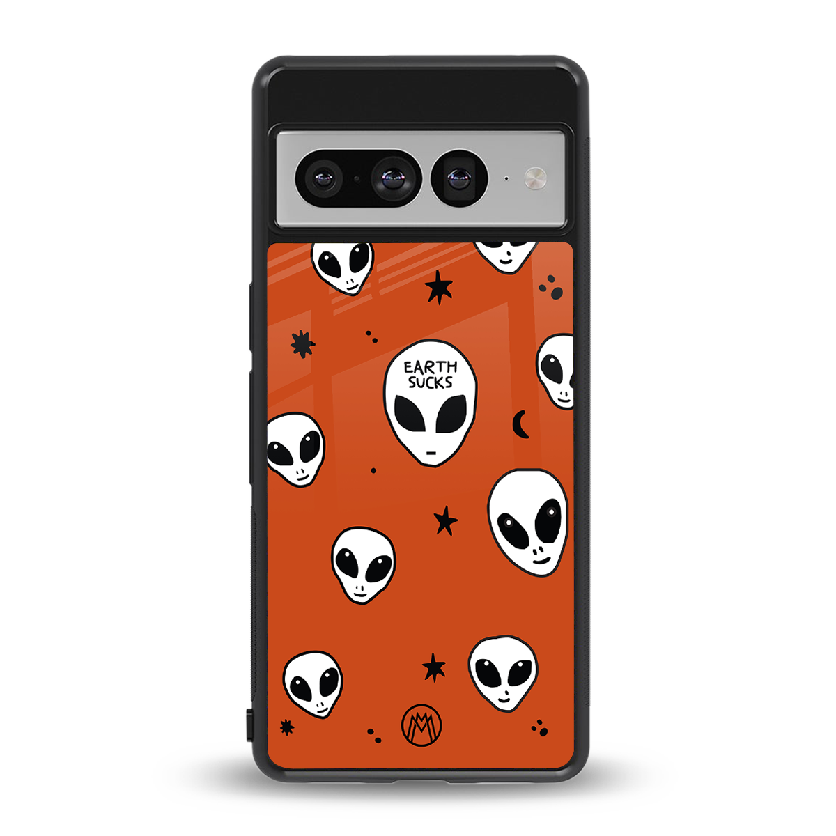earth sucks back phone cover | glass case for google pixel 7 pro