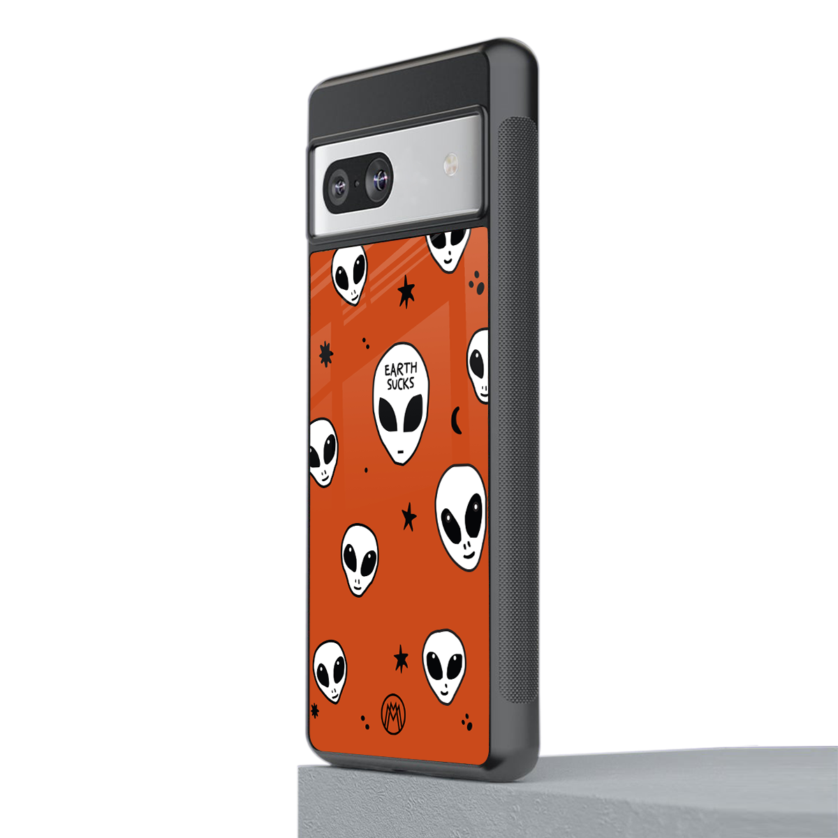 earth sucks back phone cover | glass case for Google Pixel 7