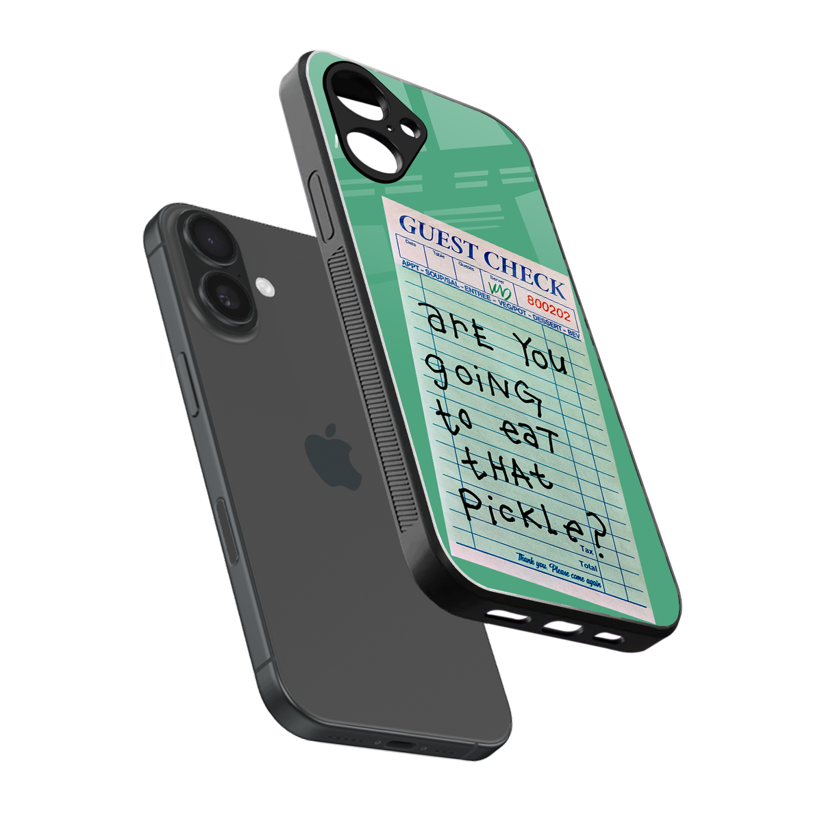 eat that pickle back phone cover | glass case for iphone 16