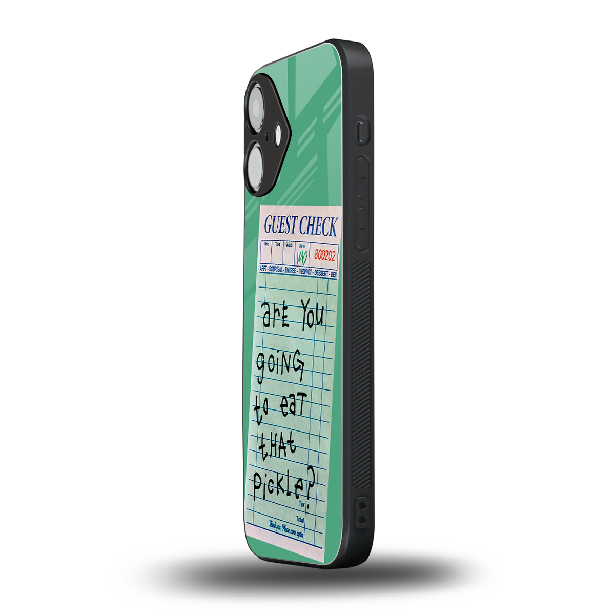 eat that pickle back phone cover | glass case for iphone 16