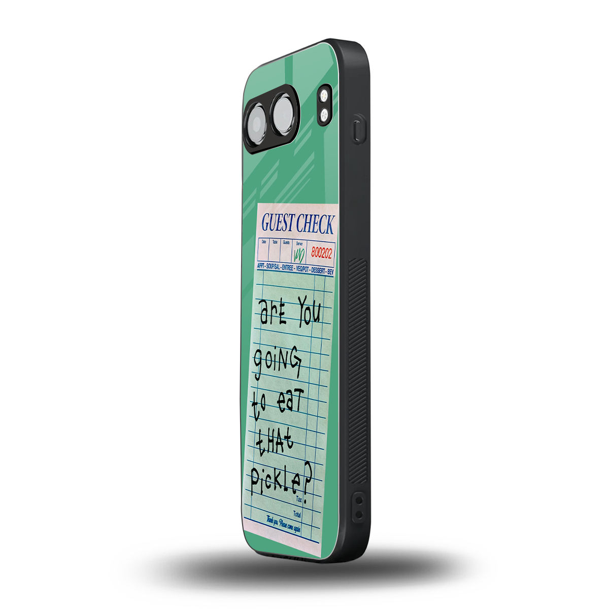 eat that pickle back phone cover | glass case for oneplus nord 4