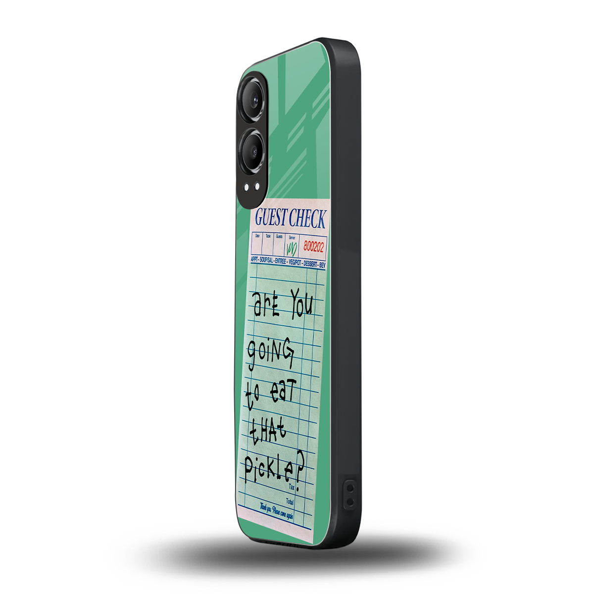 eat that pickle back phone cover | glass case for oneplus nord ce 4 lite