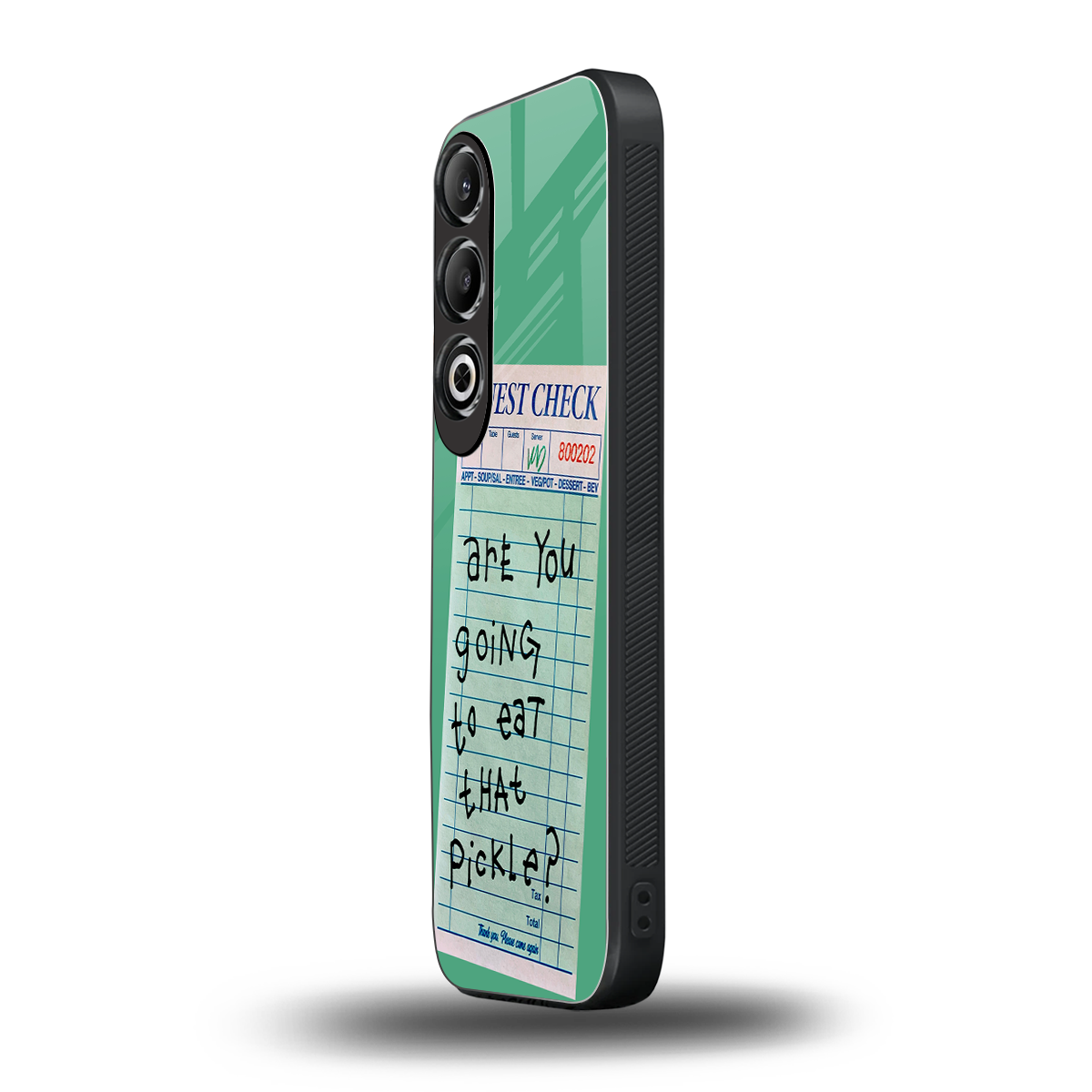 eat that pickle back phone cover | glass case for oneplus nord ce 4