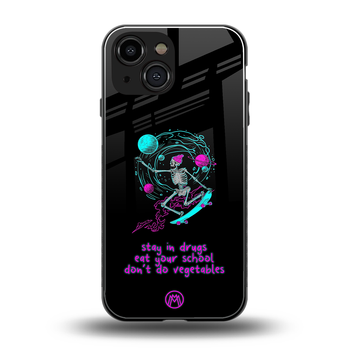 eat your school back phone cover | glass case for iphone 13 mini