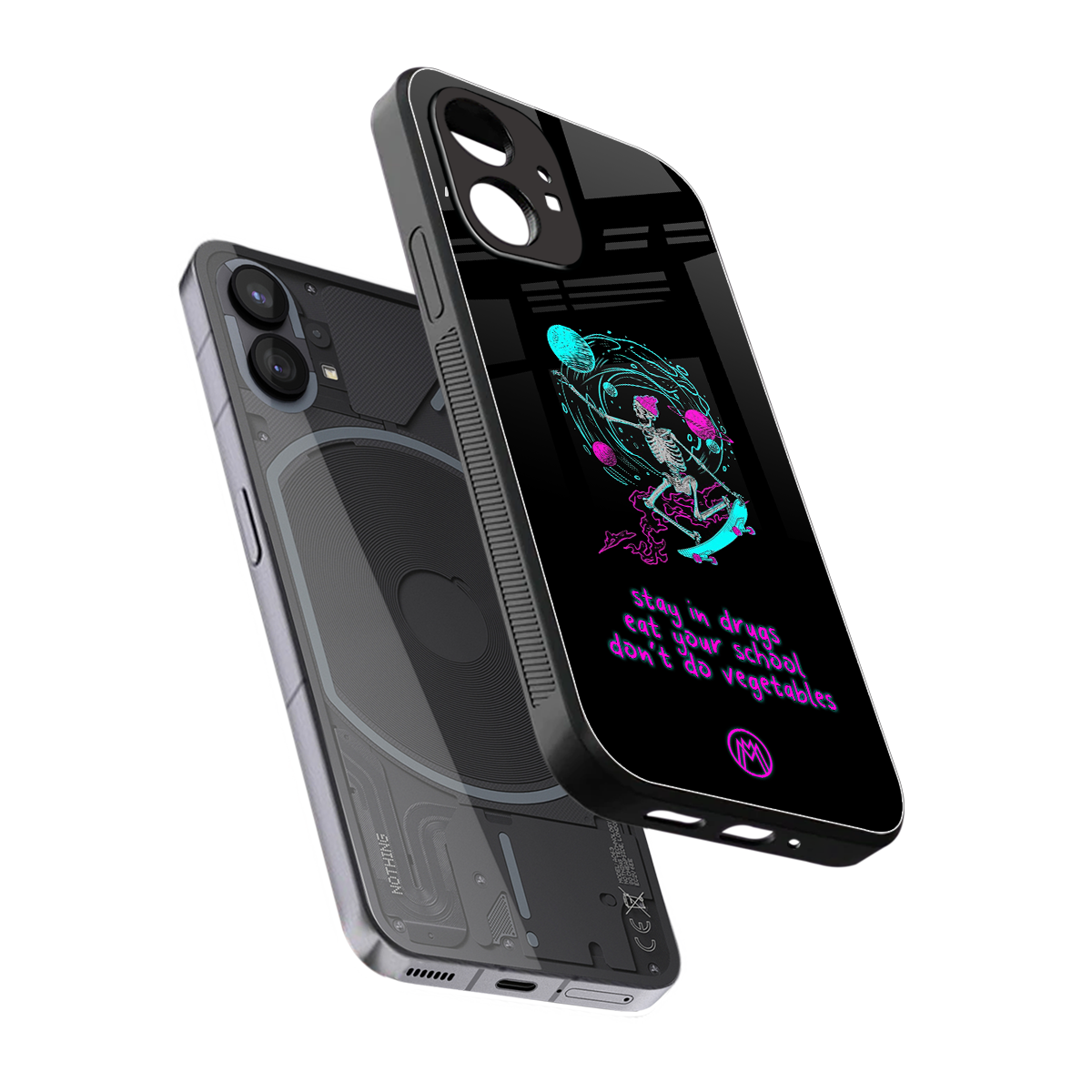 eat your school back phone cover | glass case for nothing phone 1