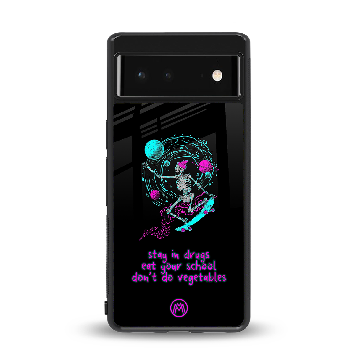 eat your school back phone cover | glass case for Google Pixel 6A
