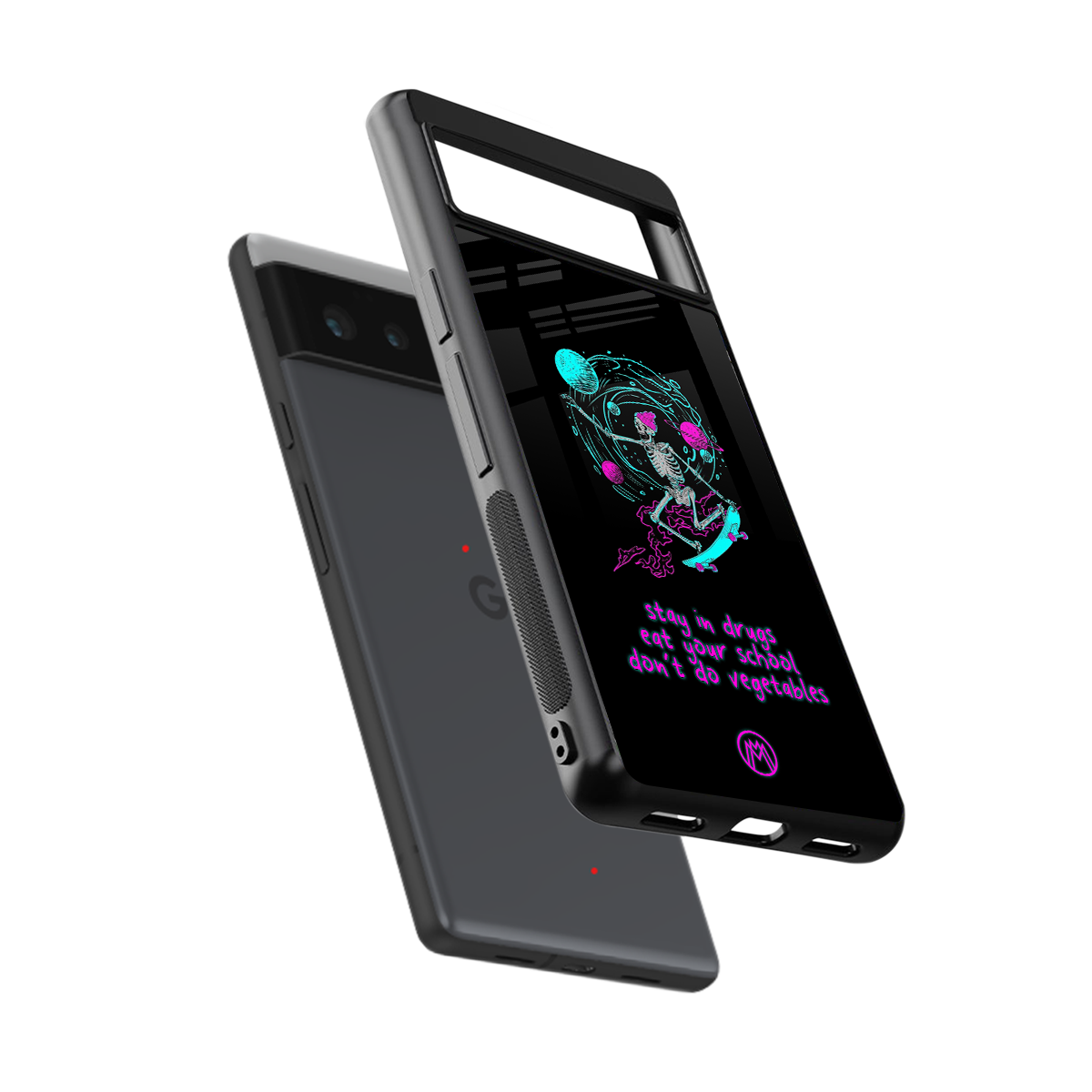 eat your school back phone cover | glass case for Google Pixel 6A