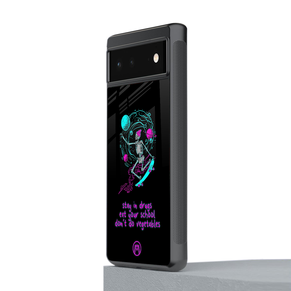 eat your school back phone cover | glass case for Google Pixel 6A