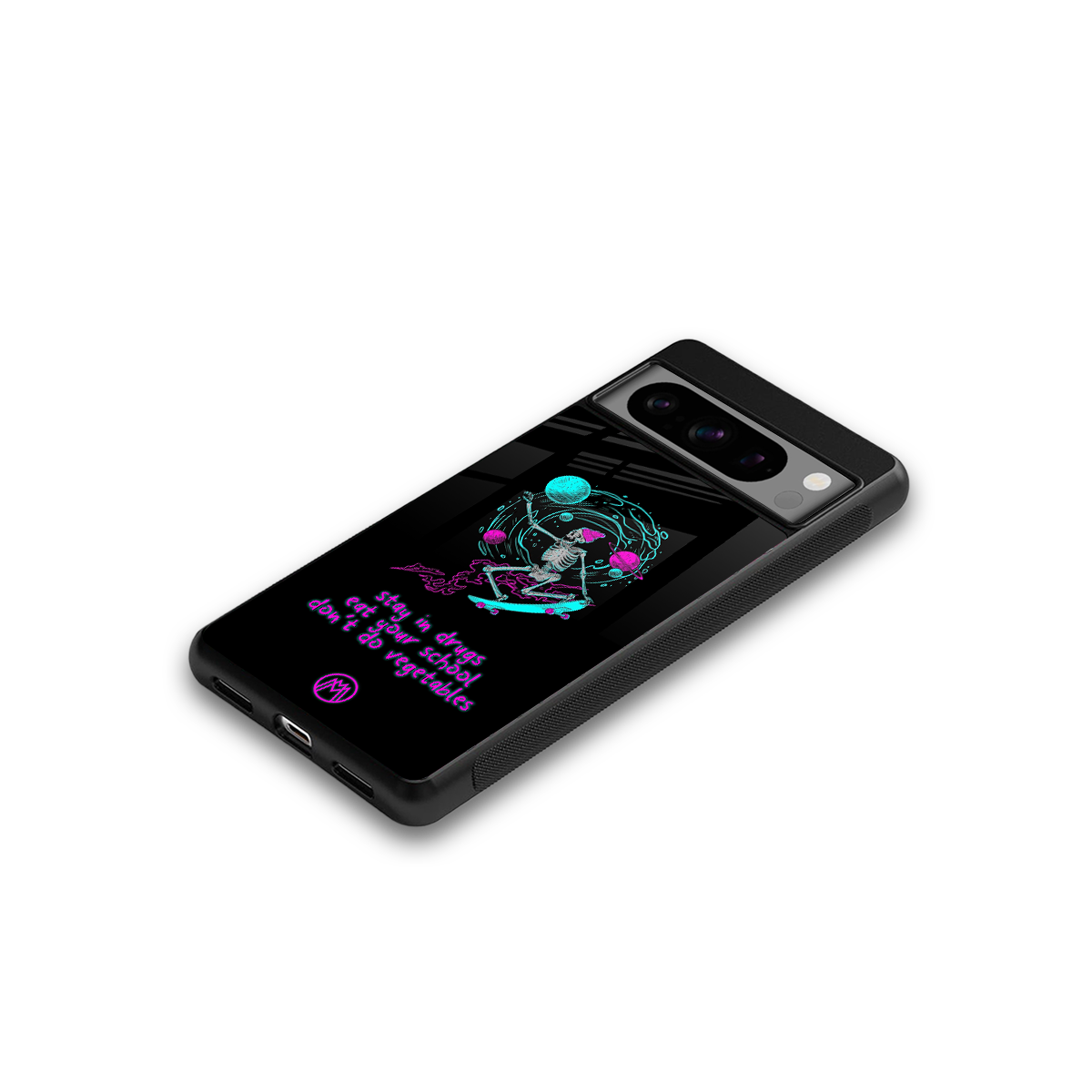 eat your school back phone cover | glass case for google pixel 8 pro