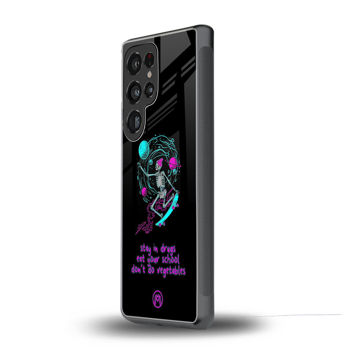 eat your school back phone cover | glass case for samsung galaxy s25 ultra