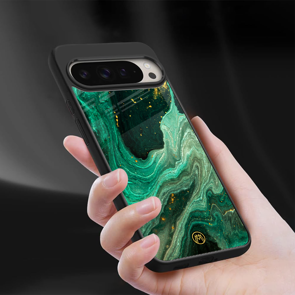 emerald pool back phone cover | glass case for google pixel 9 pro xl