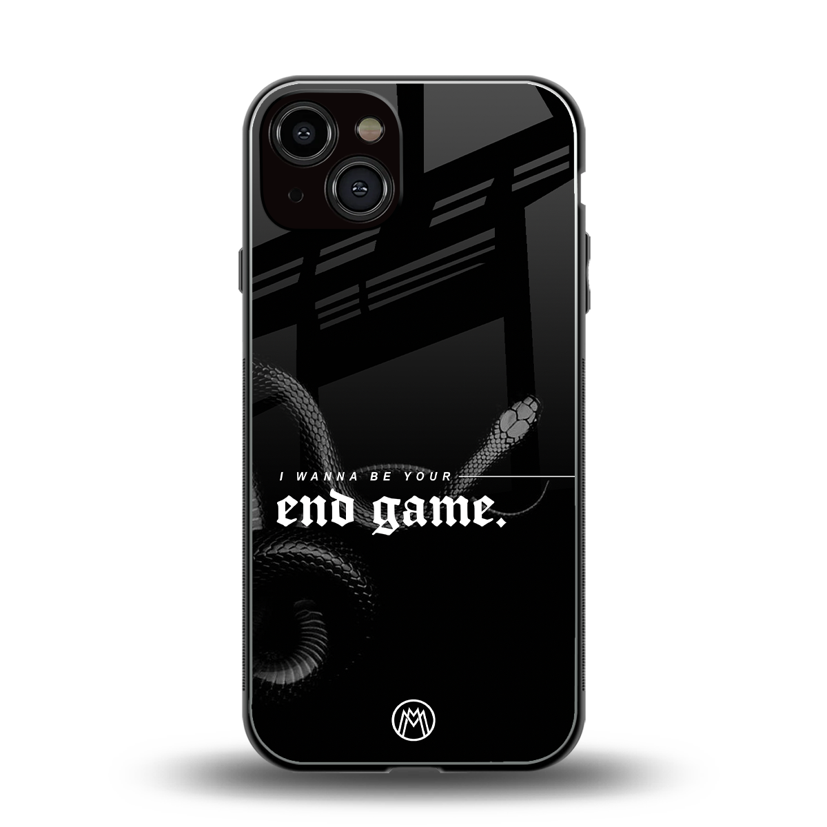 end game back phone cover | glass case for iphone 13