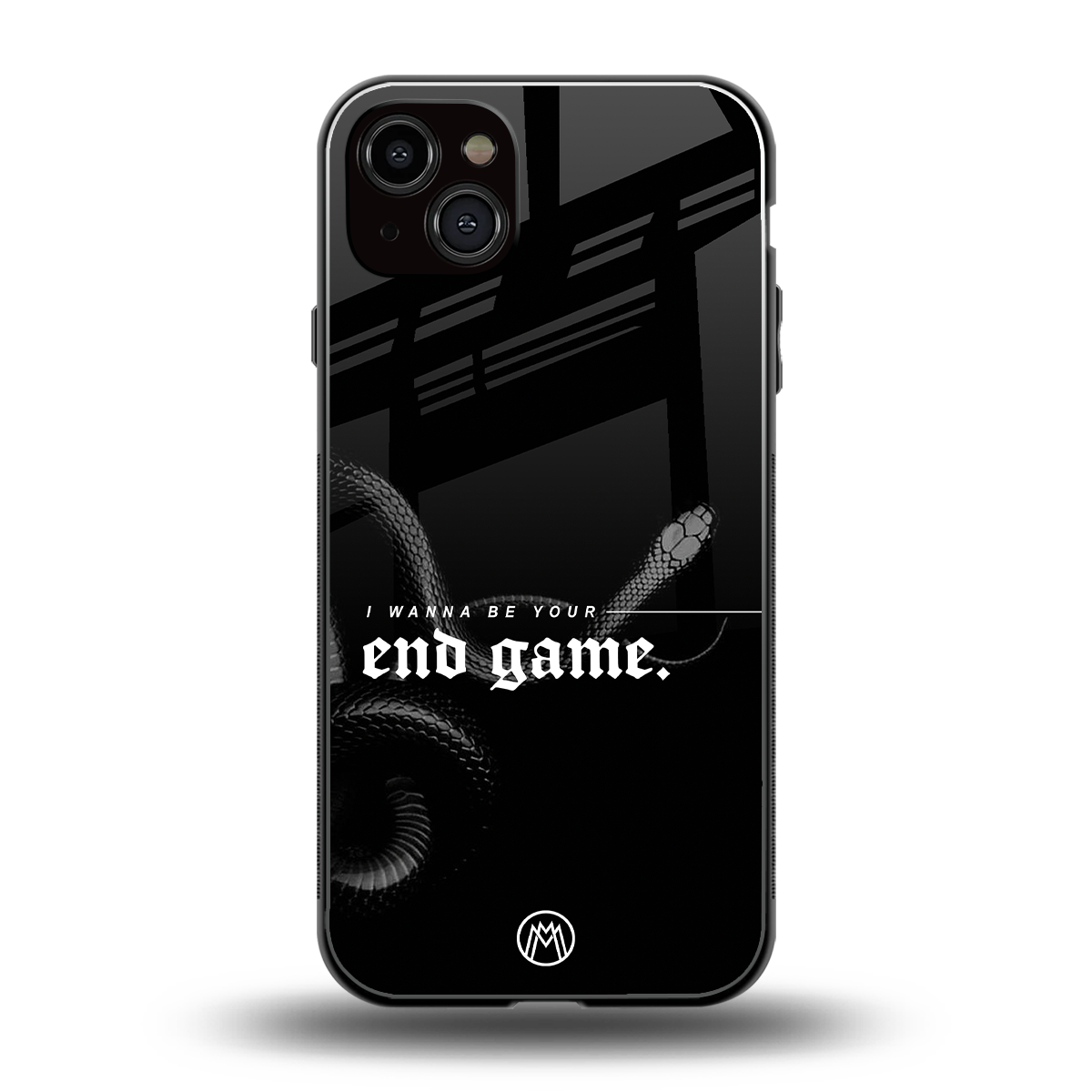 end game back phone cover | glass case for iphone 14 plus