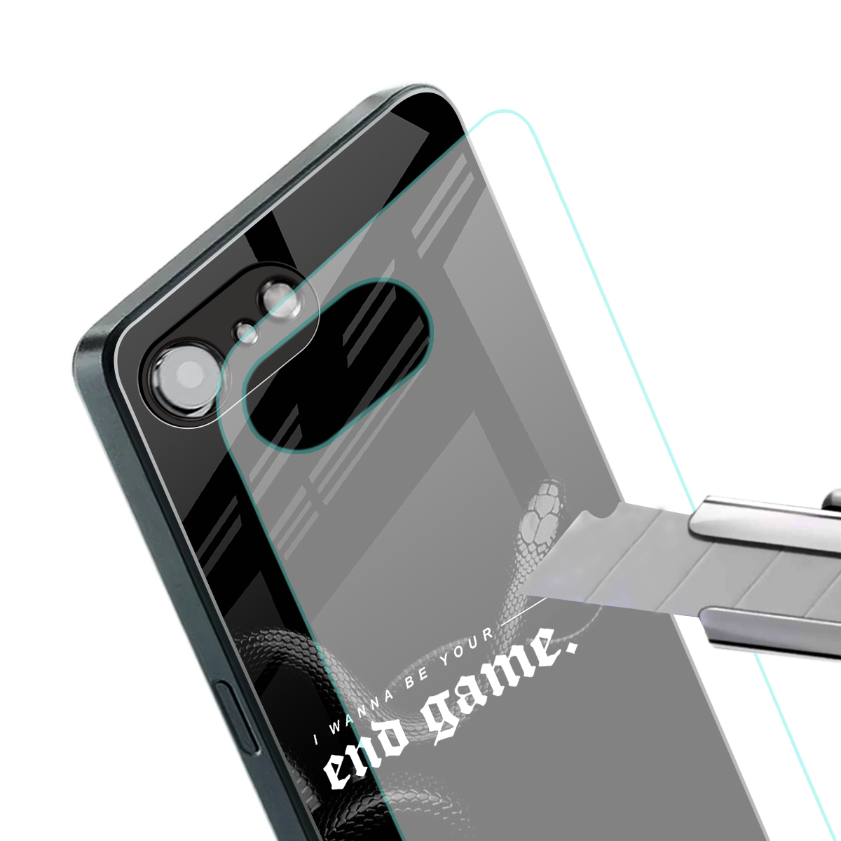 end game back phone cover | glass case for iphone 16e