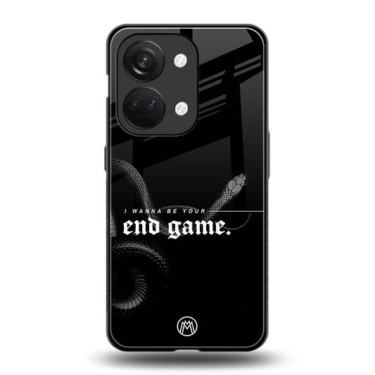 end game back phone cover | glass case for oneplus nord 3