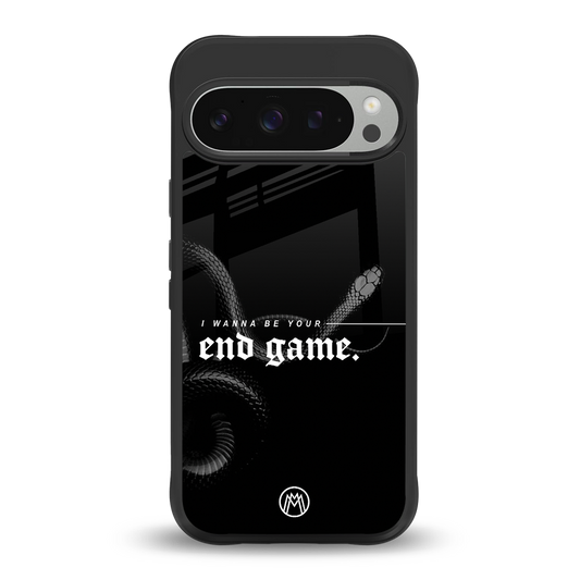 end game back phone cover | glass case for google pixel 9 pro