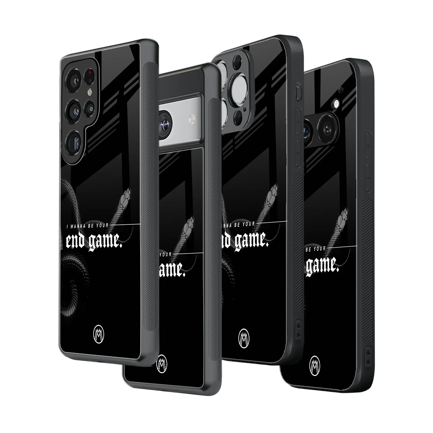 Stylish Glass Back Case for All Smartphones โ iPhone, Samsung, OnePlus, Pixel, Redmi, Oppo, Vivo, Motorola