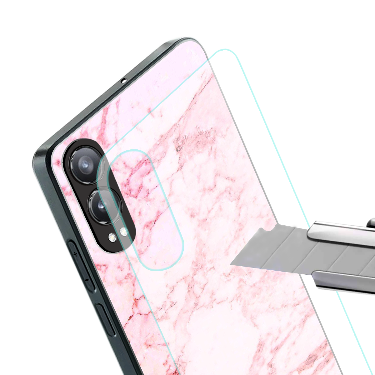 endless beauty back phone cover | glass case for oneplus nord ce 4 lite