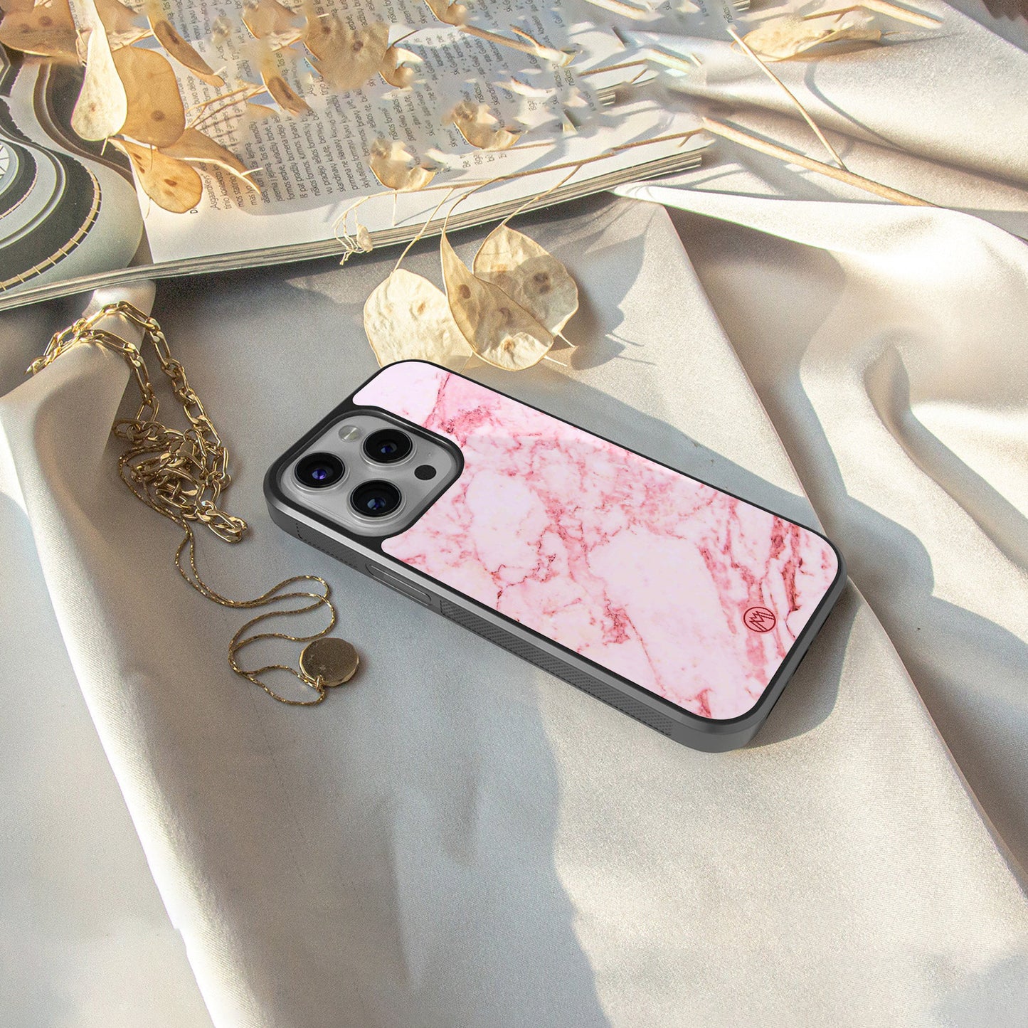 endless beauty back phone cover | glass case for iphone 16 pro max