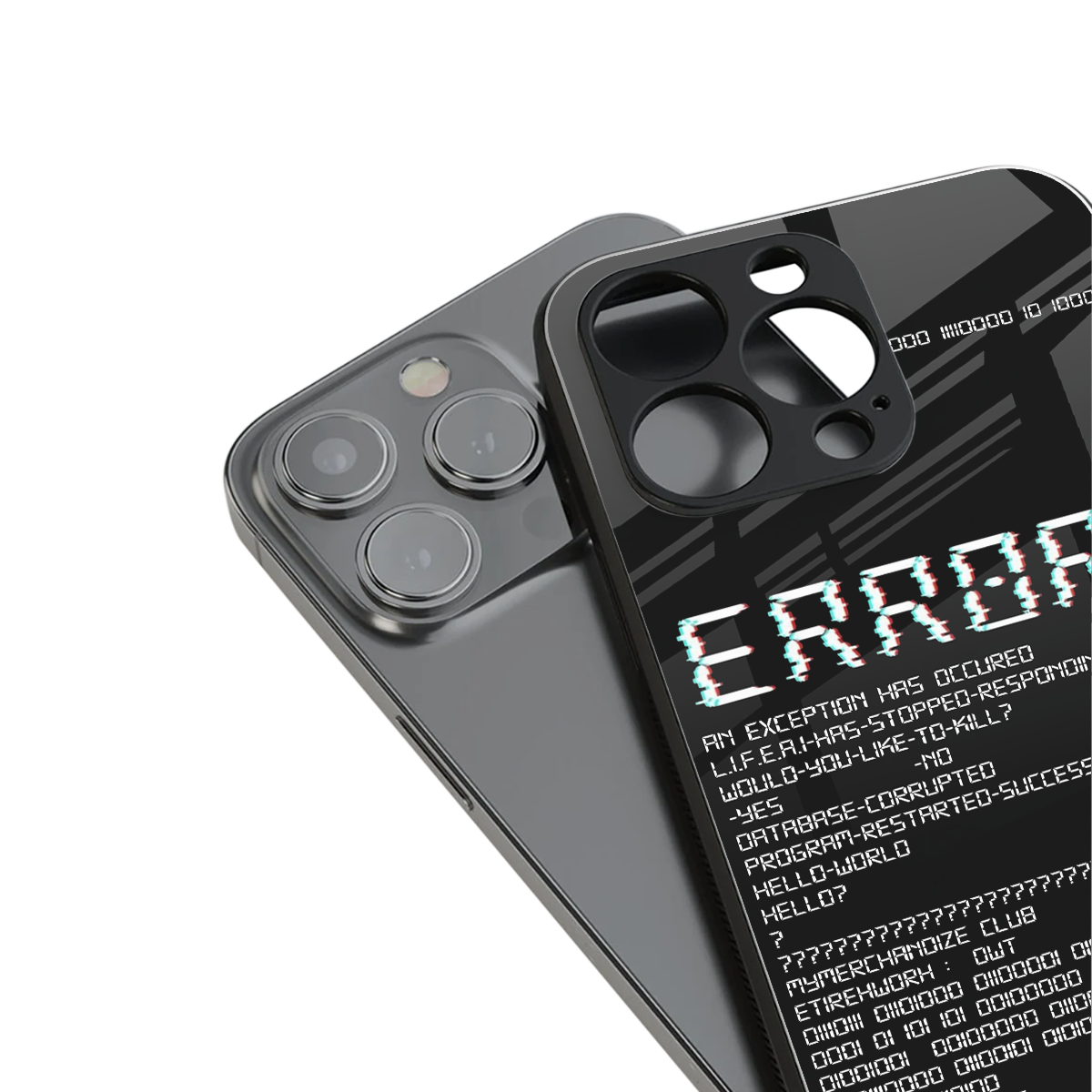 error back phone cover | glass case for iphone 14 plus