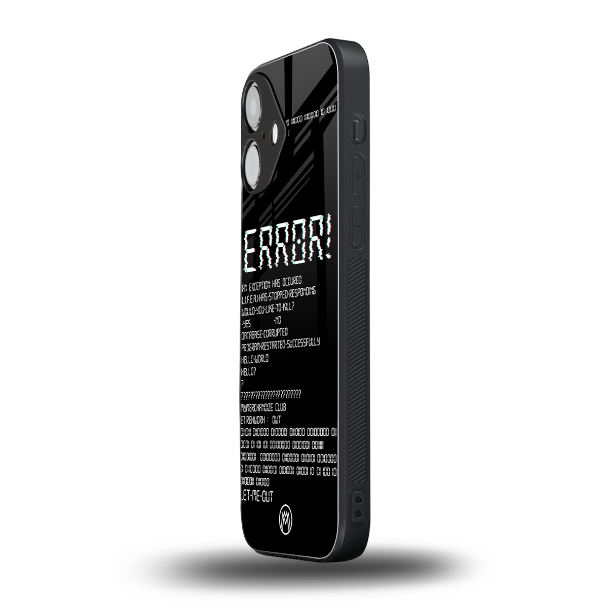 error back phone cover | glass case for iphone 16