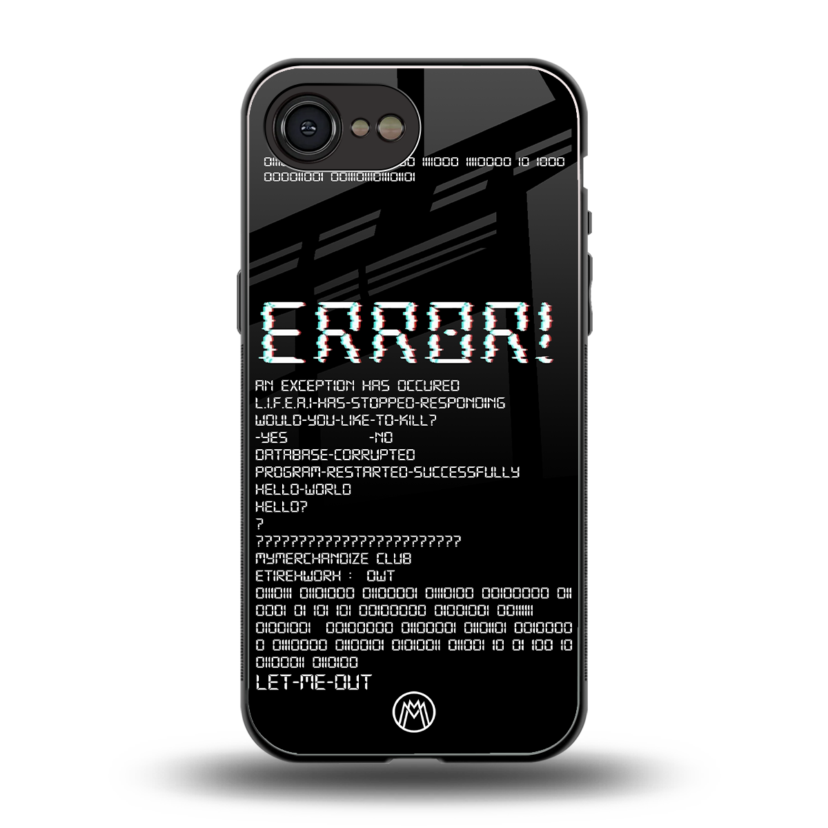 error back phone cover | glass case for iphone 16e