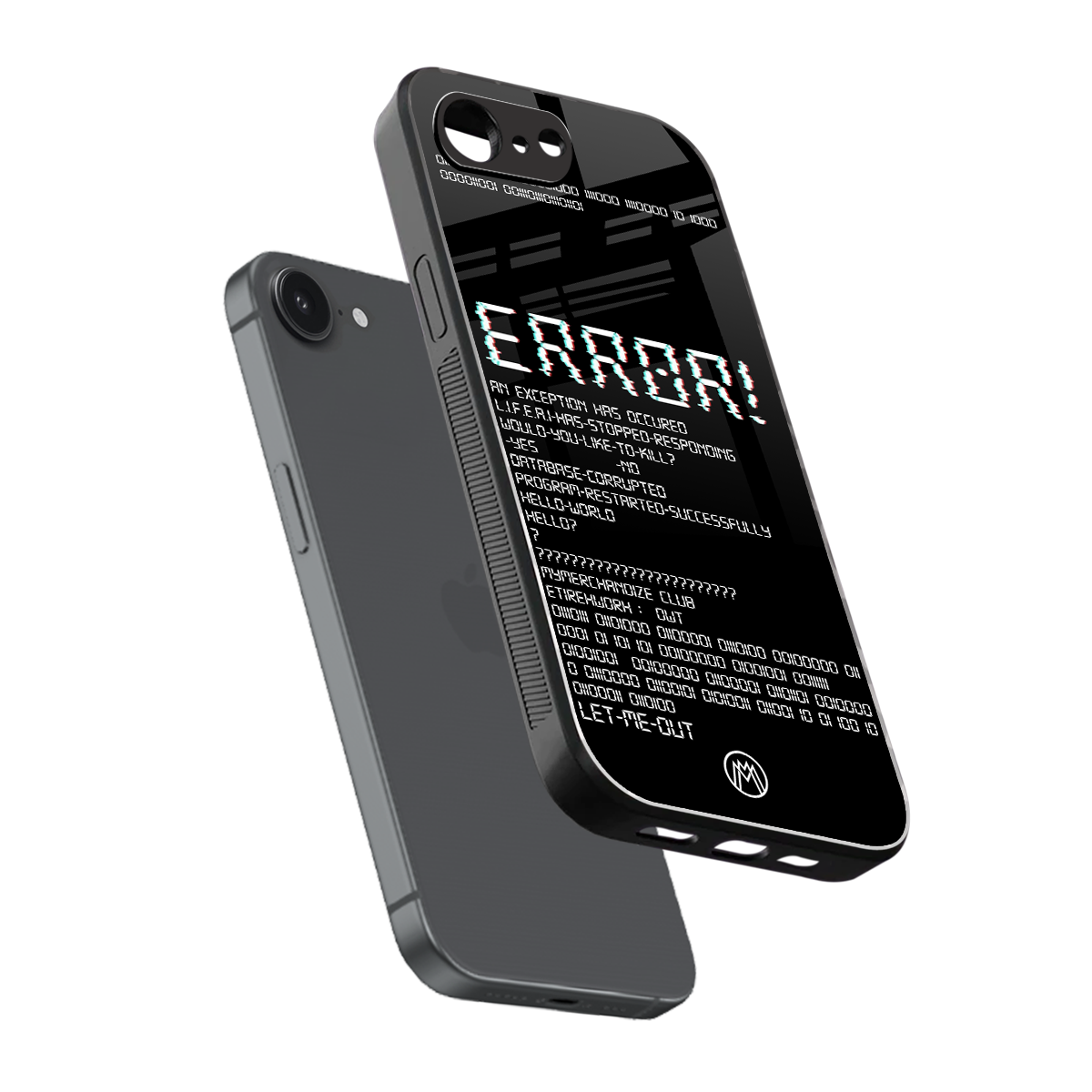error back phone cover | glass case for iphone 16e