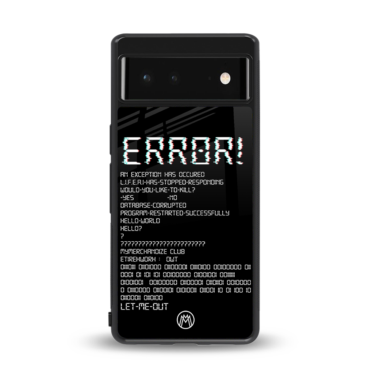 error back phone cover | glass case for Google Pixel 6A